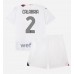 Billige AC Milan Davide Calabria #2 Børnetøj Udebanetrøje til baby 2023-24 Kortærmet (+ korte bukser)